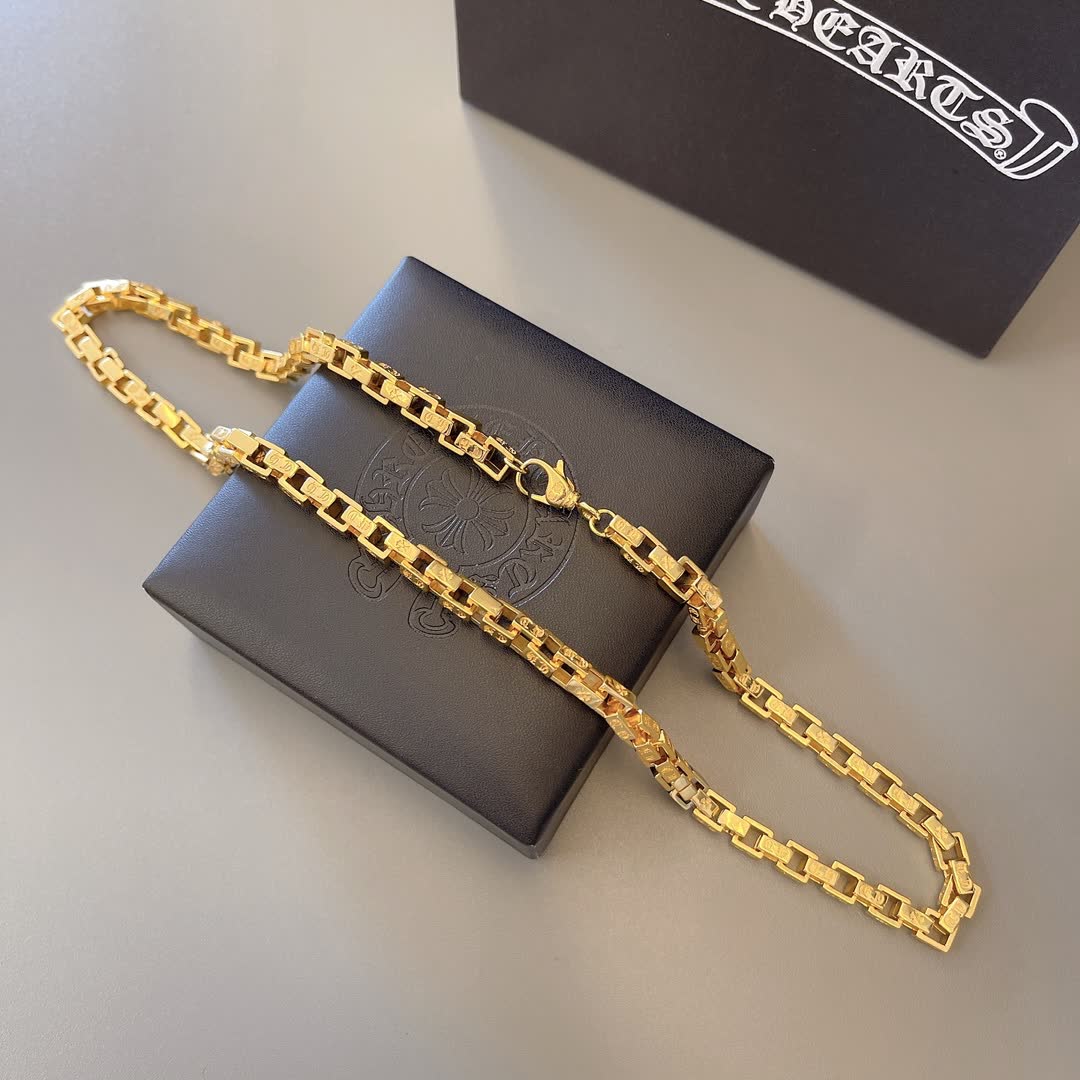 Chrome Hearts Gold Chain Necklace